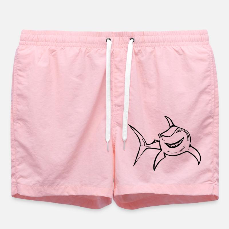 Requin drôle - Short de bain - rose