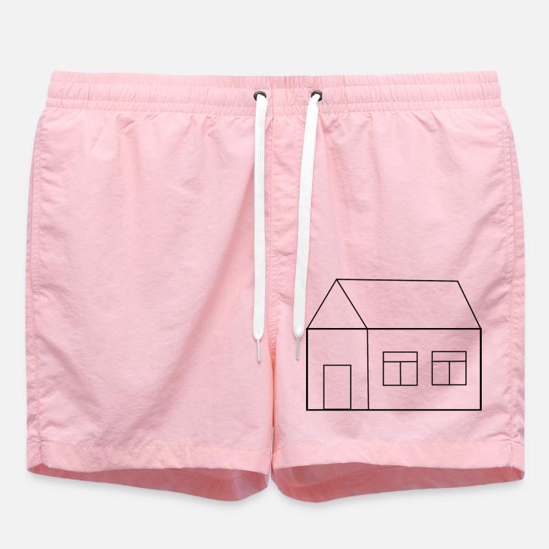 Home Houses Propriété - Short de bain - rose