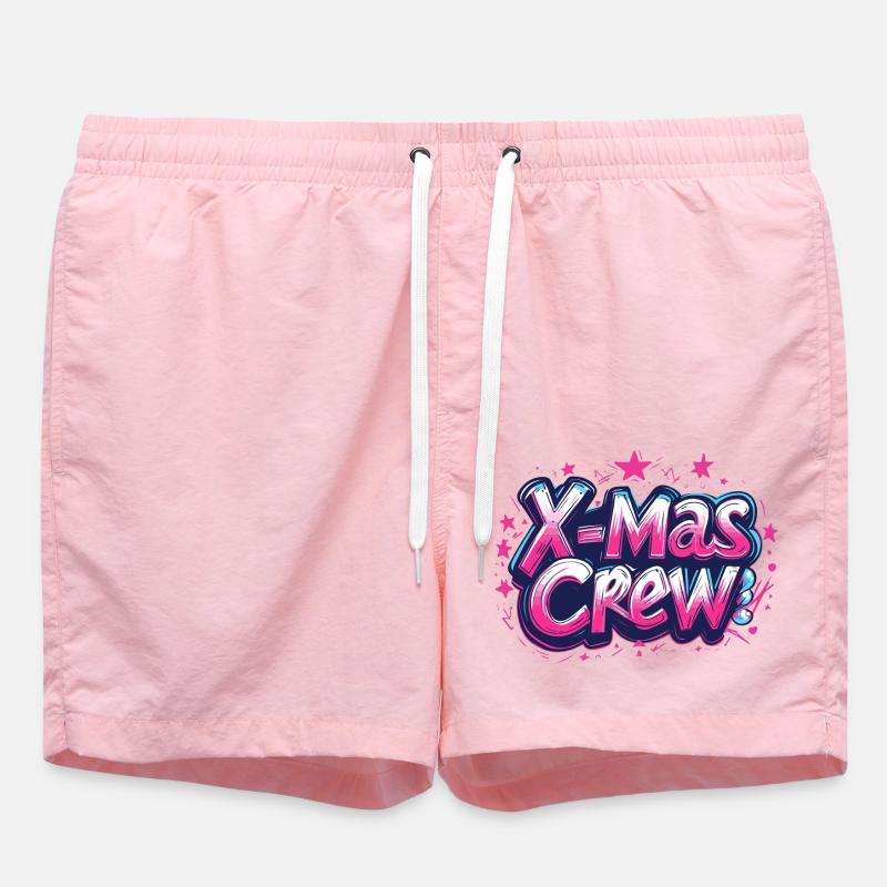 Équipage de Noël - Short de bain - rose