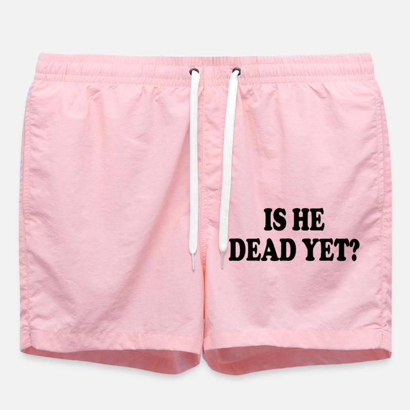is he dead yet - Short de bain - rose