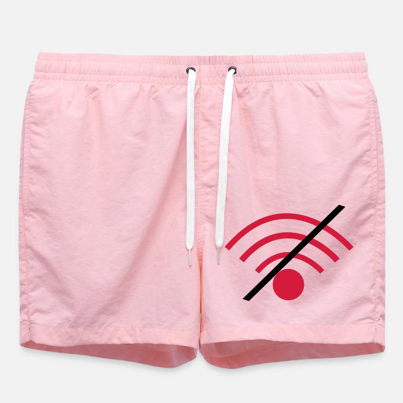 Pas de wifi - Short de bain - rose