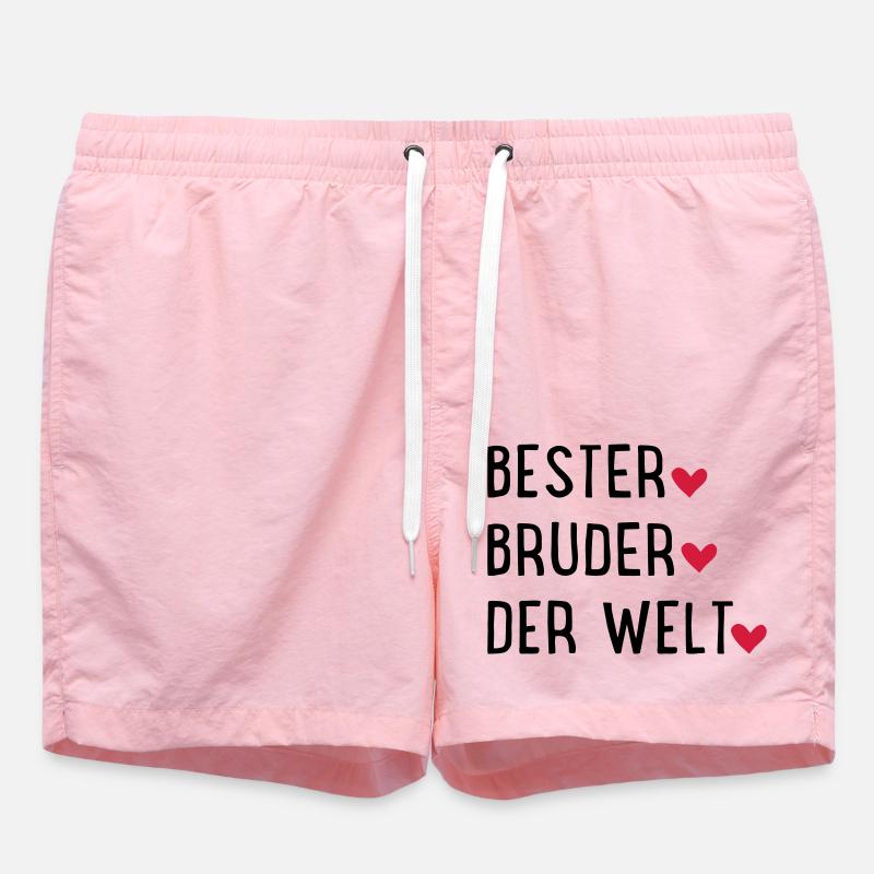 Bester Bruder der Welt - Badeshorts - Pink