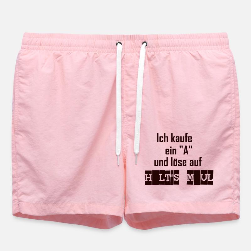 Halts Maul - Badeshorts - Pink