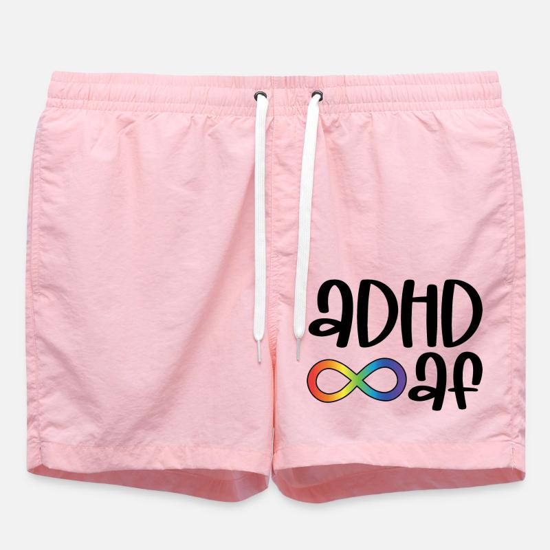ADHD - Swim Trunks - pink