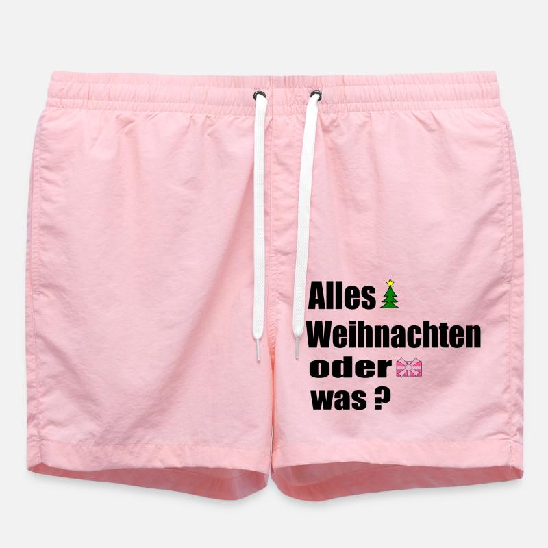 Alles Weihnachten oder was - Badeshorts - Pink