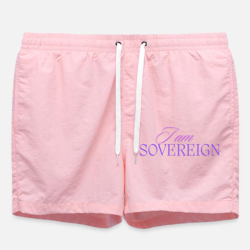 Je suis souverain 2 - Short de bain - rose