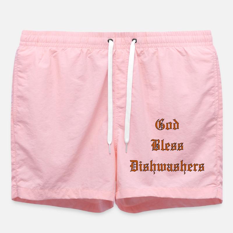 GodBlessLave-vaisselle - Short de bain - rose