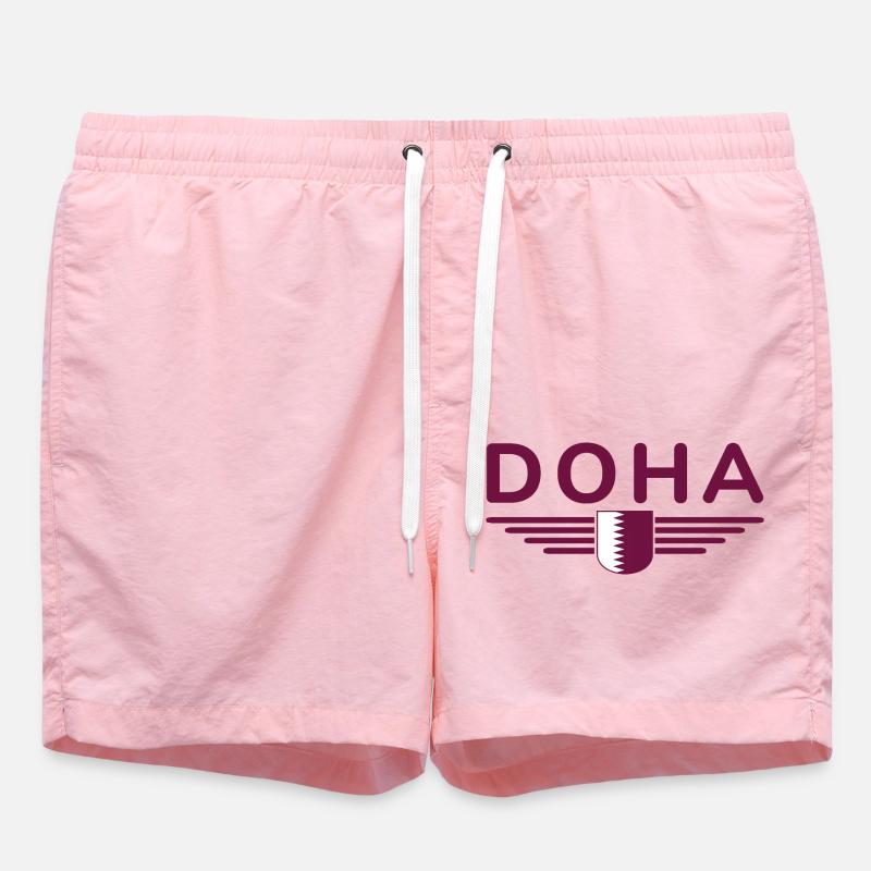 Doha Design – Stilvoll und Einzigartig - Badeshorts - Pink