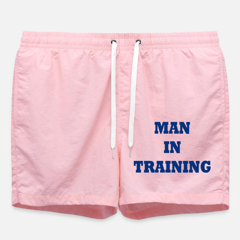 Man in Training - Short de bain - rose