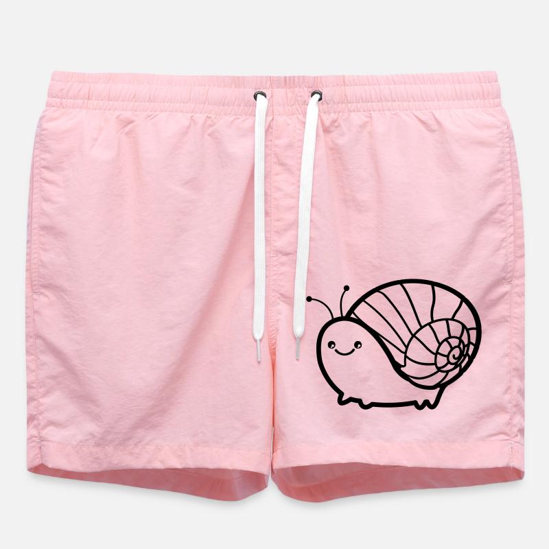 Escargot 01 - Short de bain - rose