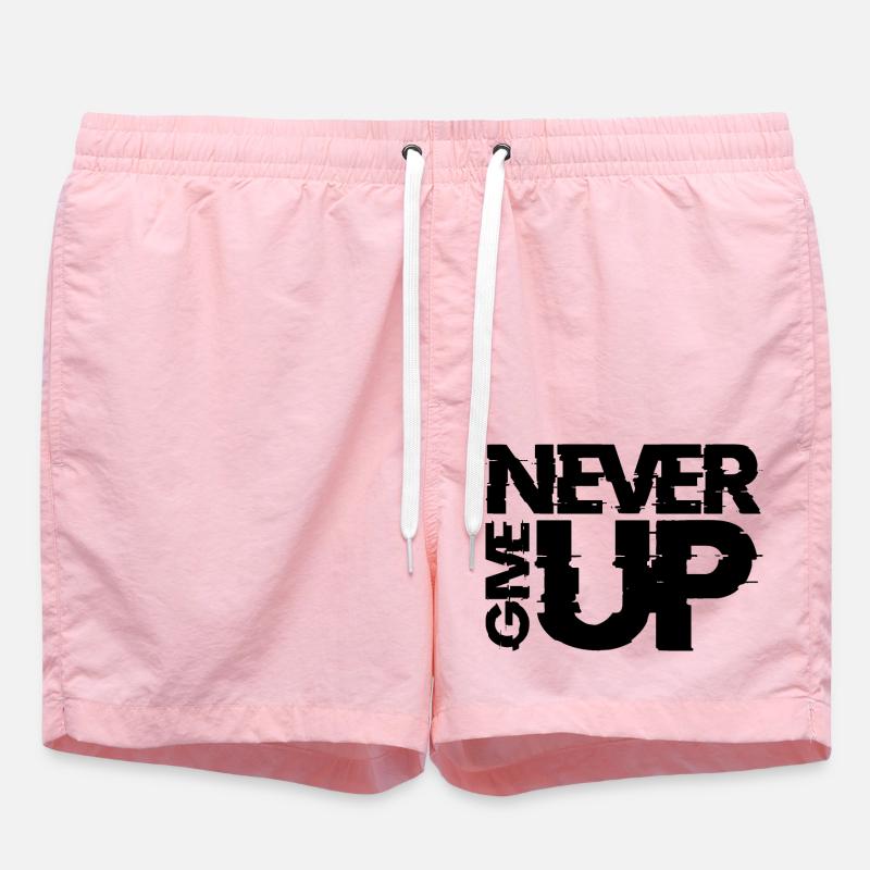 Ne jamais abandonner - Short de bain - rose