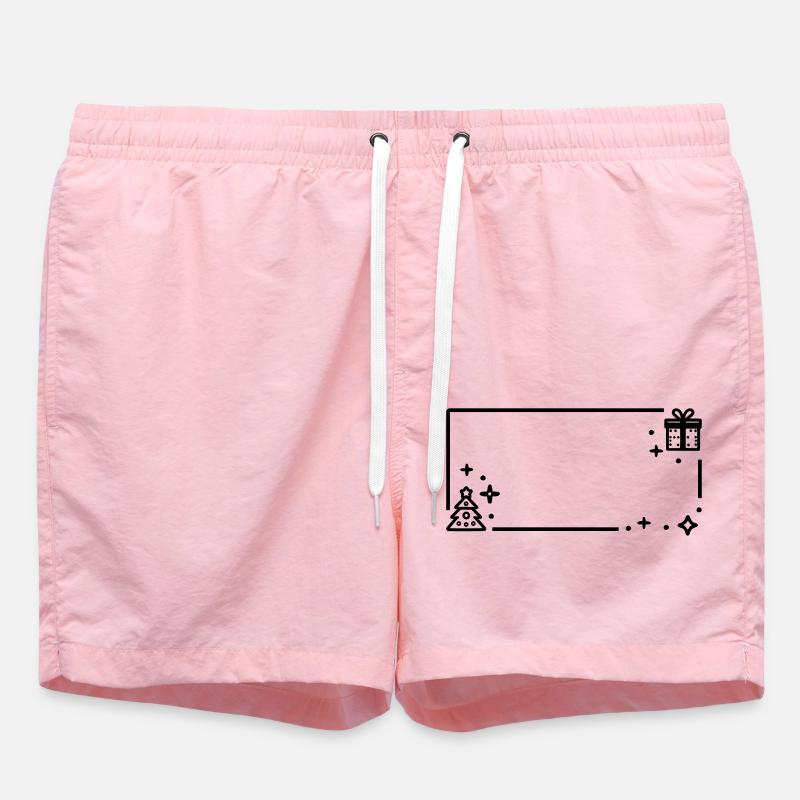 Christmas setting - Swim Trunks - pink