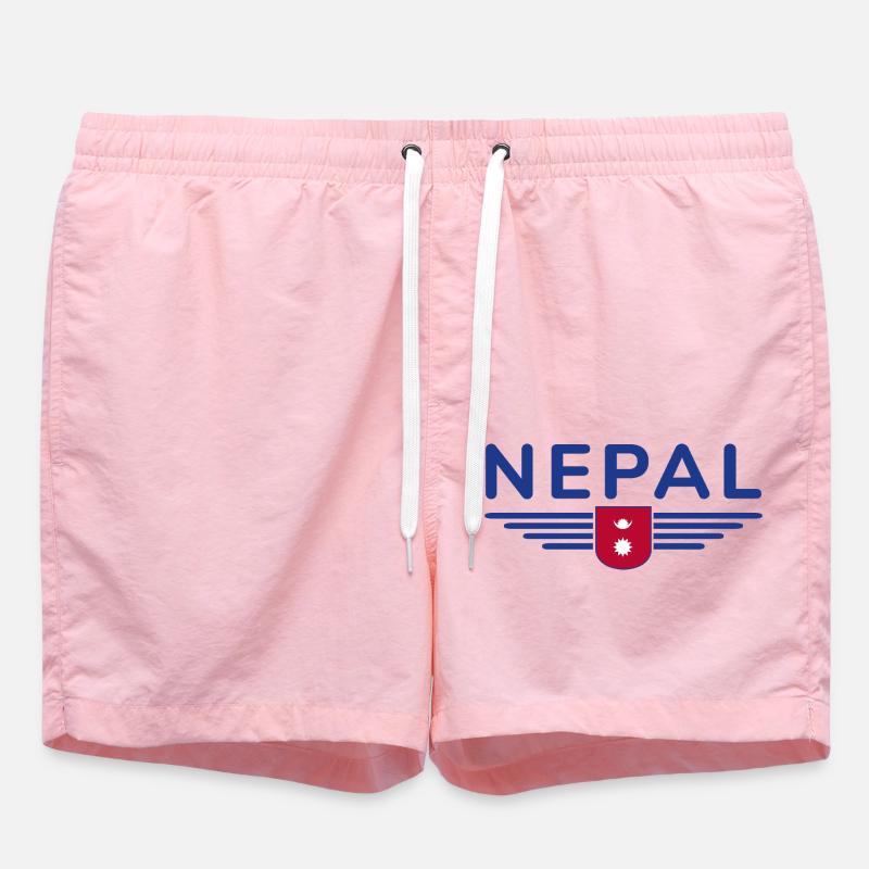 Design Népal – Aventure himalayenne - Short de bain - rose