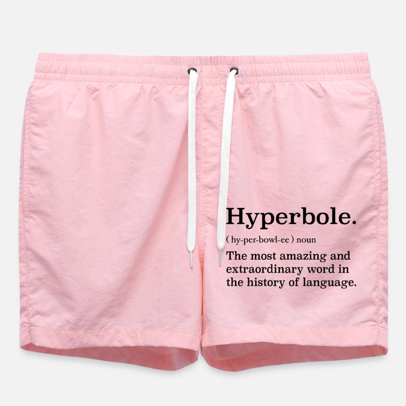 Hyperbole definition - Swim Trunks - pink