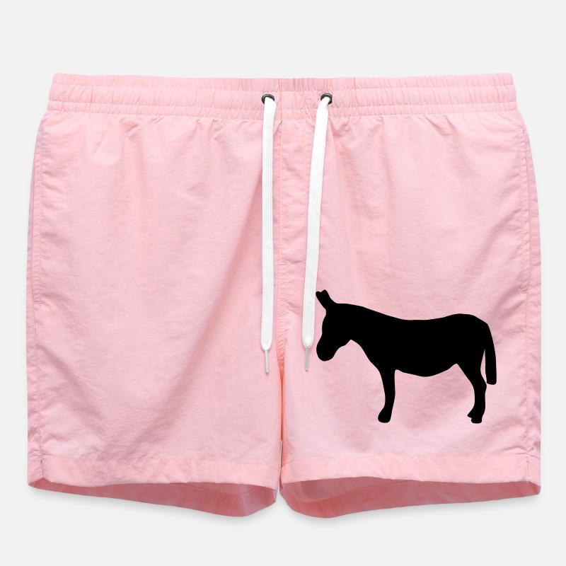 âne - Short de bain - rose
