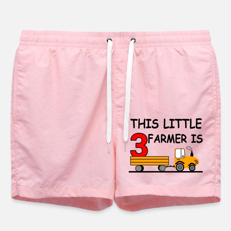 Tractor - Swim Trunks - pink