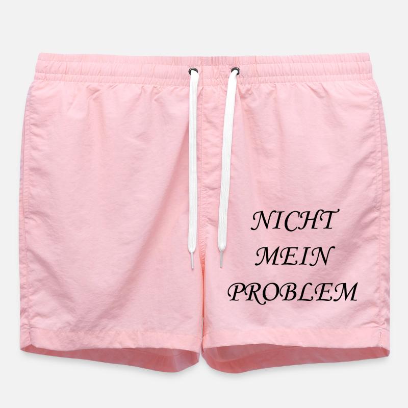 Nicht mein Problem - Badeshorts - Pink