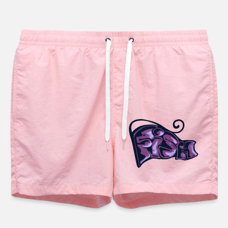 Graff Cat - Short de bain - rose