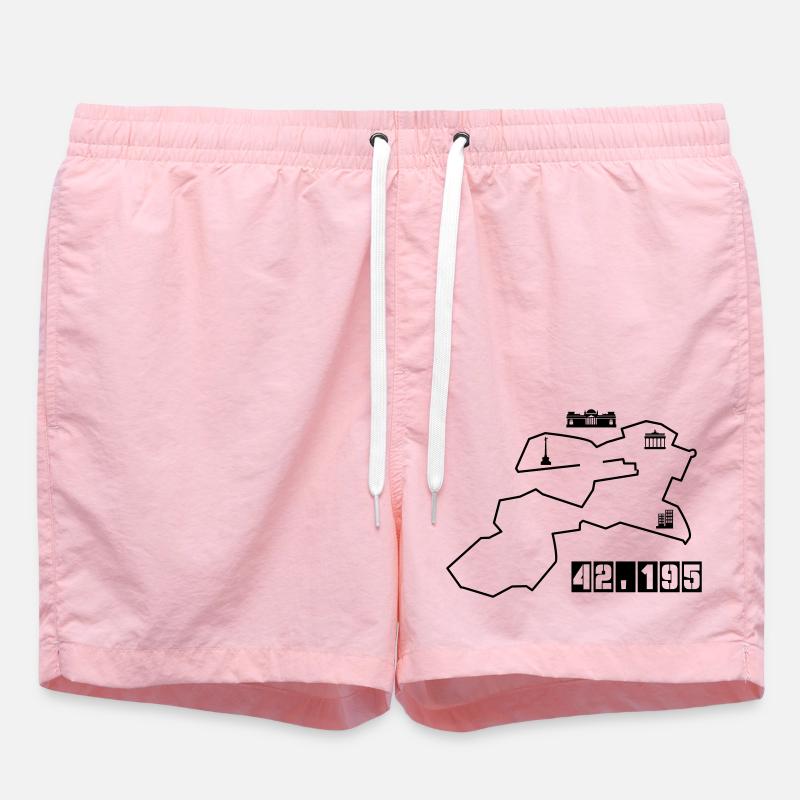Berlin Marathon - Short de bain - rose