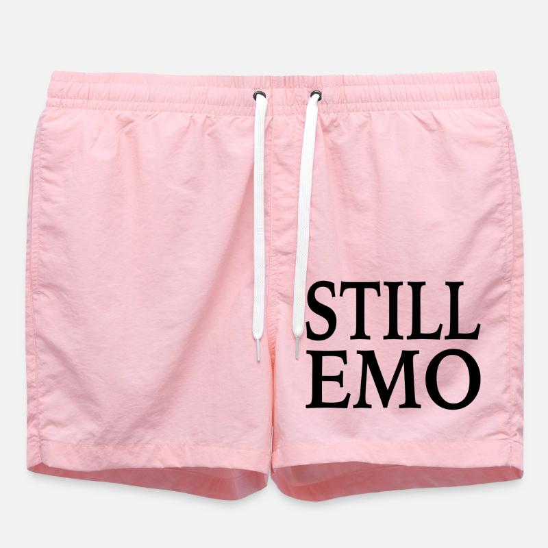 Still Emo Saying Gothic - Swim Trunks - pink