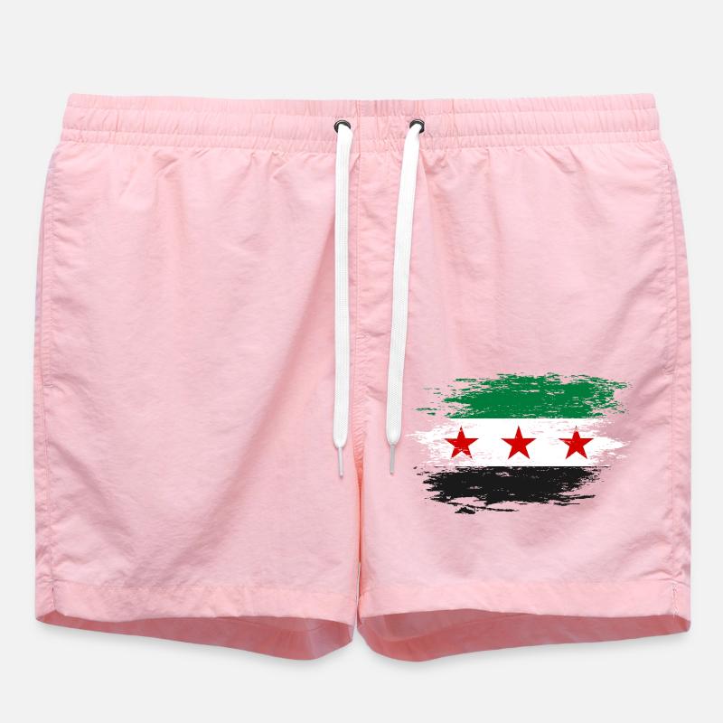 Drapeau syrien utilisé - Short de bain - rose