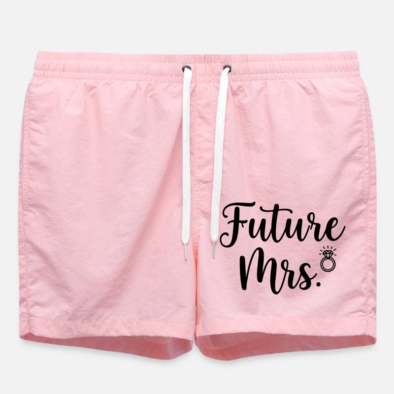 Future Mrs. Ring Bridal Design - Short de bain - rose