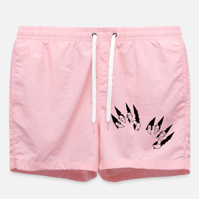 animal claws 2 - Badeshorts - Pink