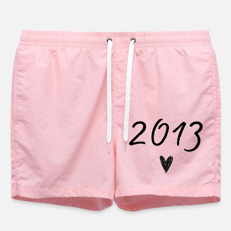 2013 coeur anniversaire - Short de bain - rose