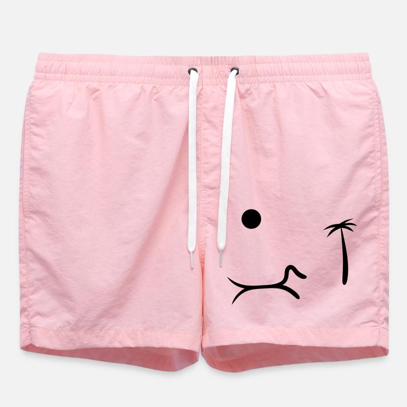 Dackel Sommerurlaub - Badeshorts - Pink