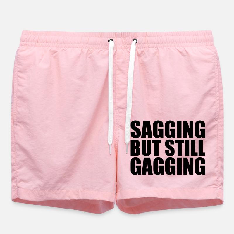 sagging but still gagging - Short de bain - rose