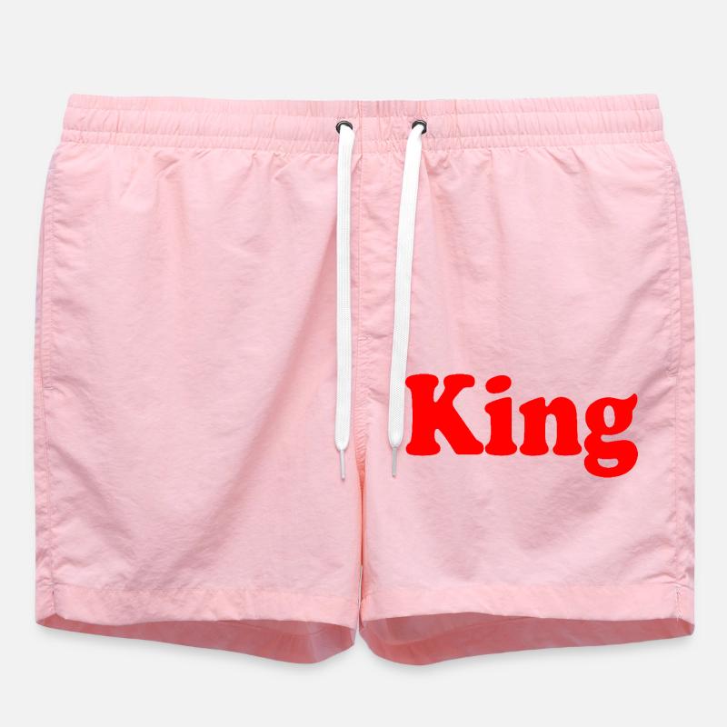 King - Short de bain - rose