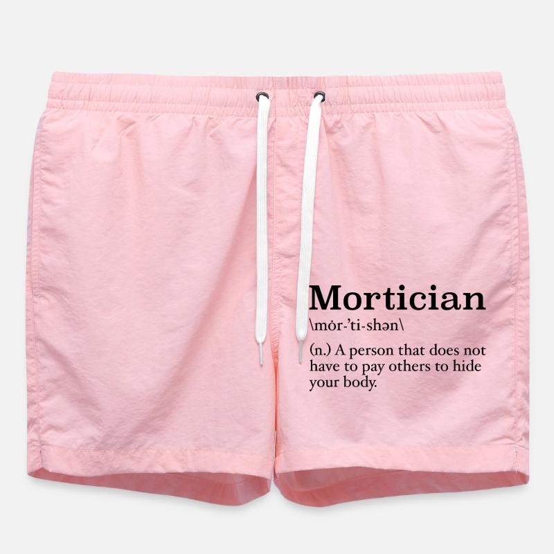 Bestatter Definition Studentin der Leichenkunde - Badeshorts - Pink