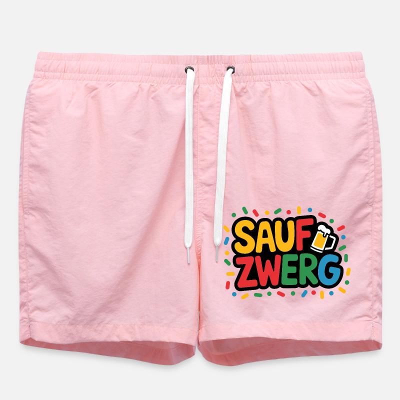 Saufzwerg - Fête Carnaval Carnaval - Short de bain - rose