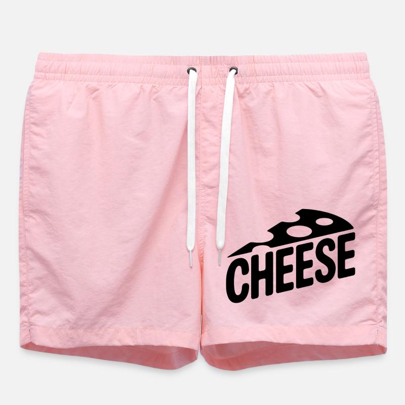 Fromage - Logo de l’aliment cool - Short de bain - rose