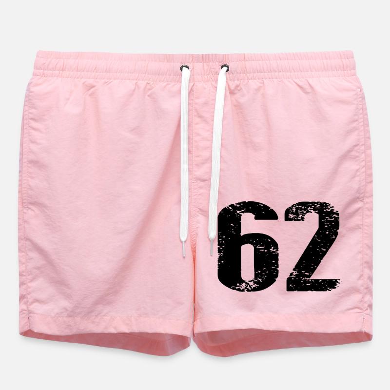 Maillot à 62 numéros - Short de bain - rose