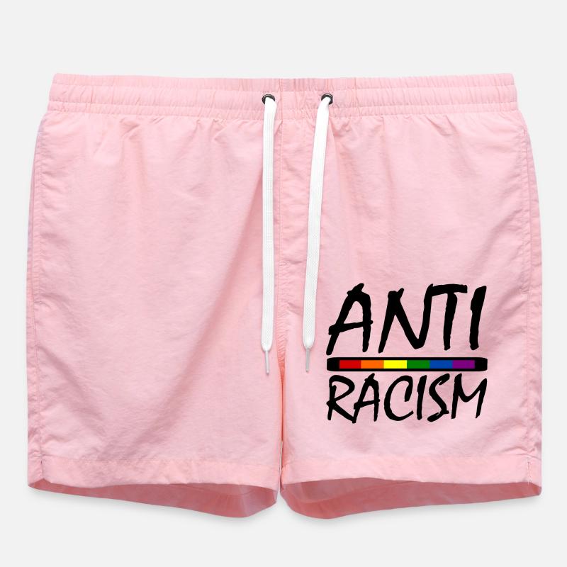 ANTIRASSISME - Short de bain - rose