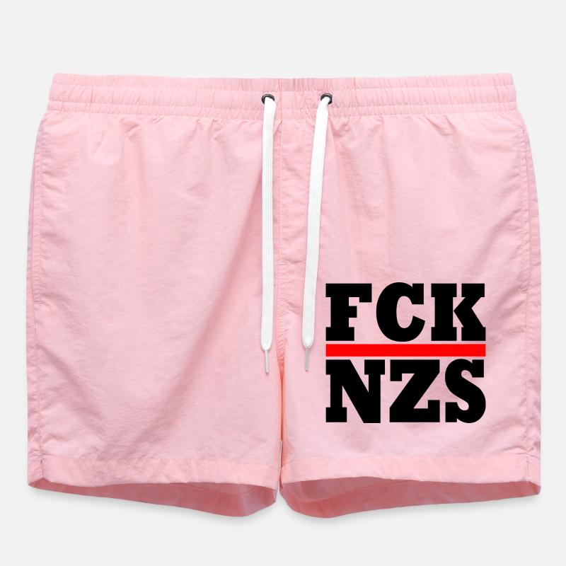 FCK NZS - Swim Trunks - pink