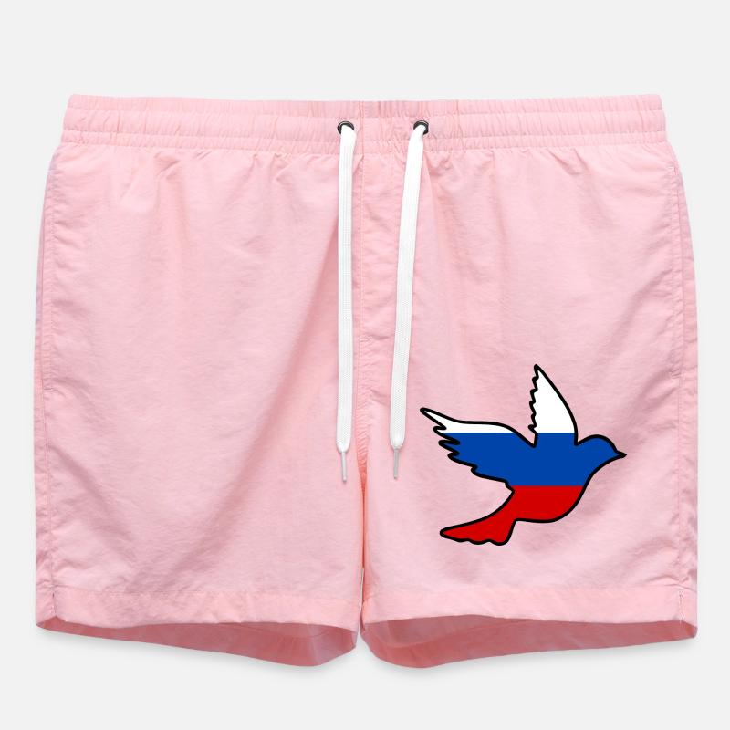 russie - Short de bain - rose
