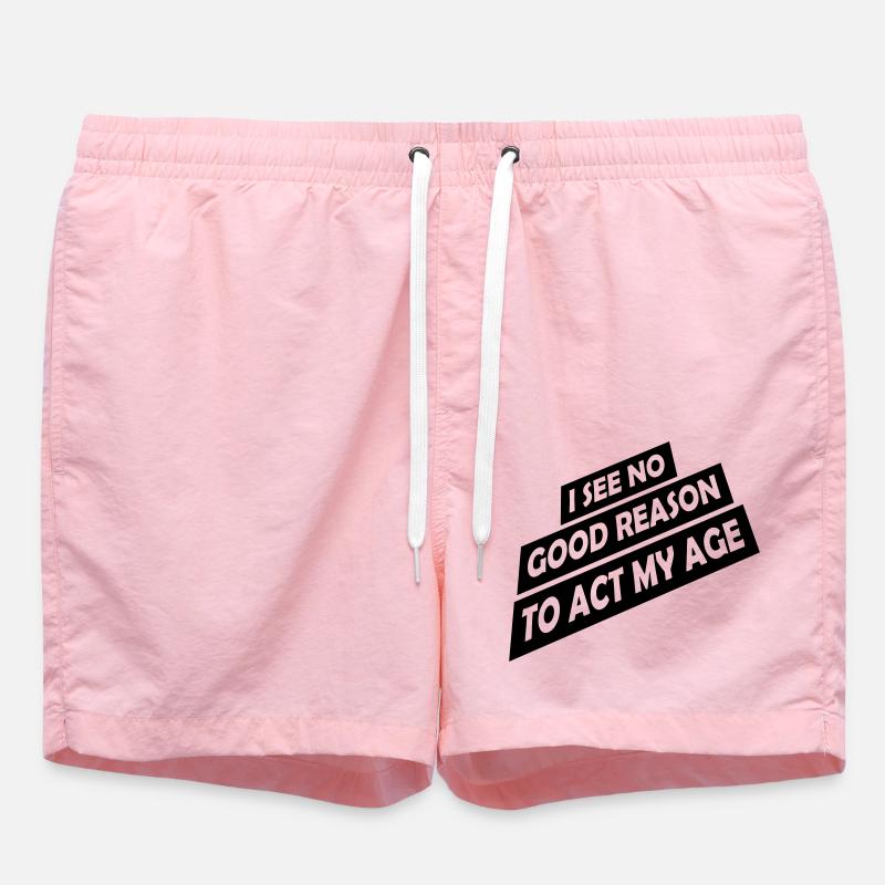 to act my age - Badeshorts - Pink
