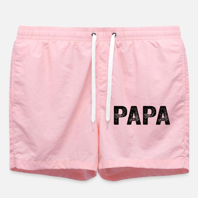 Dad Dad Dad Gift - Swim Trunks - pink