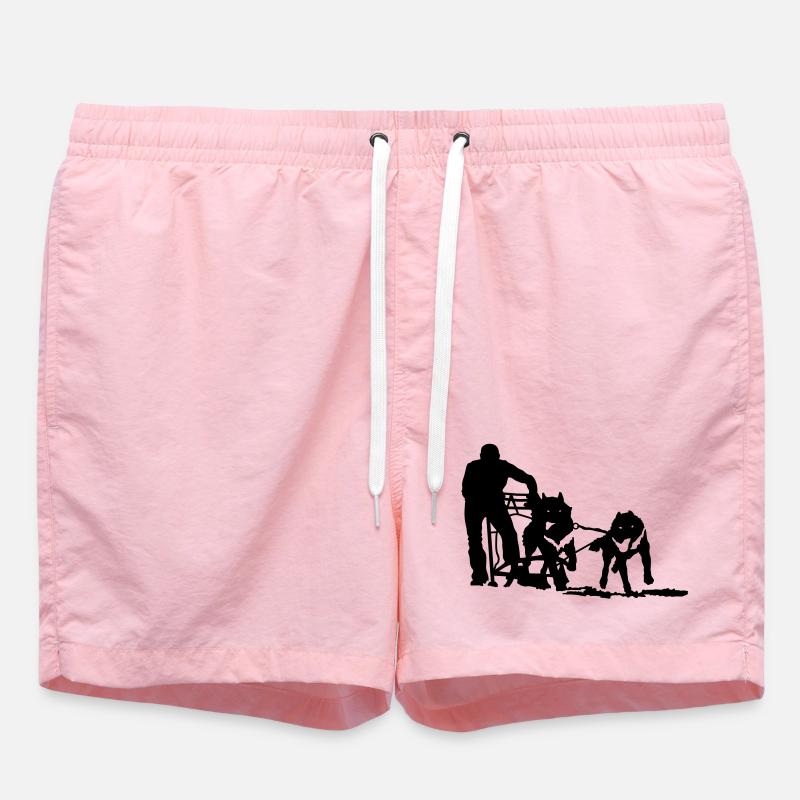hundeschlitten - Short de bain - rose