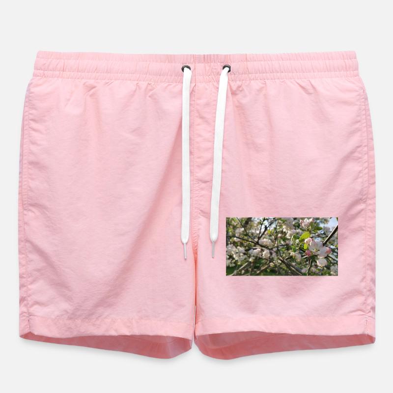 Branches de cerisier en fleurs Printemps - Short de bain - rose