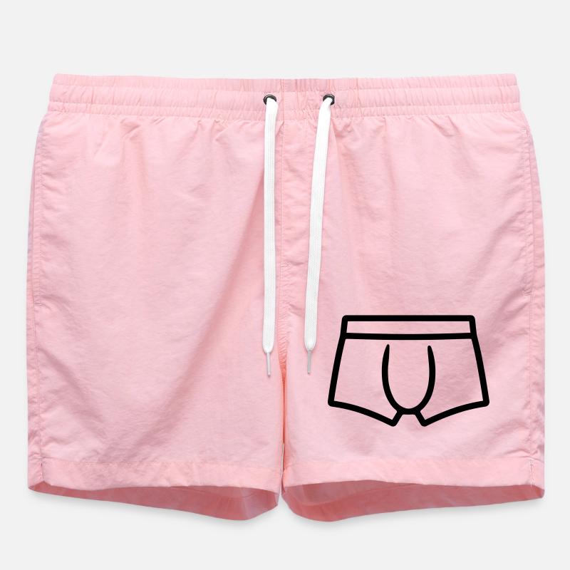 Slip - Short de bain - rose