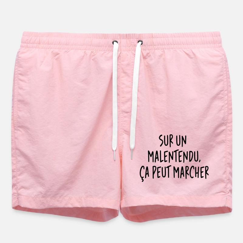  Sur un malentendu ça peut marcher JC Dusse - Short de bain - rose