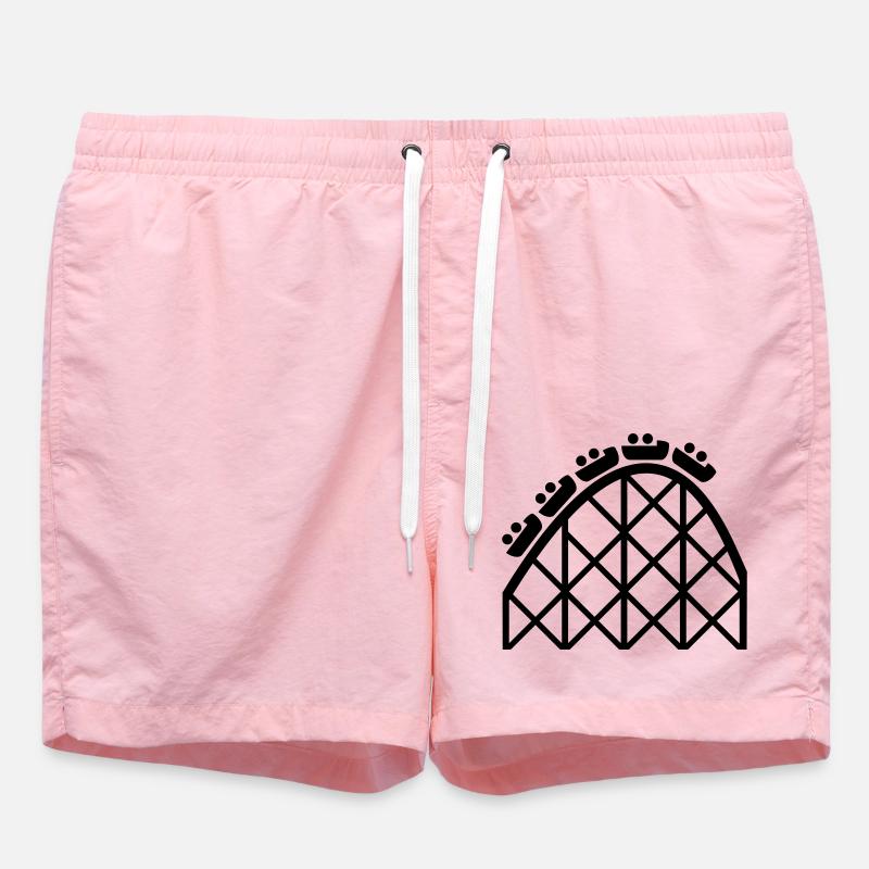 roller coaster - Swim Trunks - pink