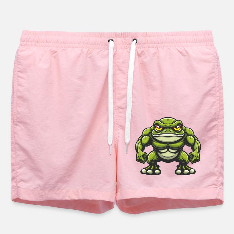 Grenouille Bande dessinée - Short de bain - rose