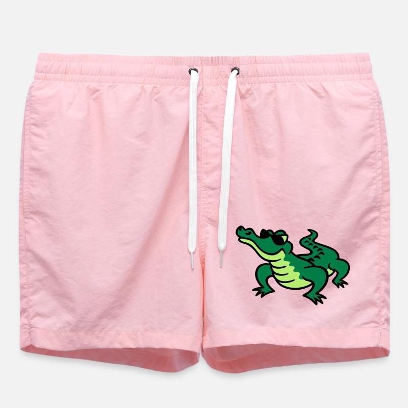 Cool Croc - Badeshorts - Pink