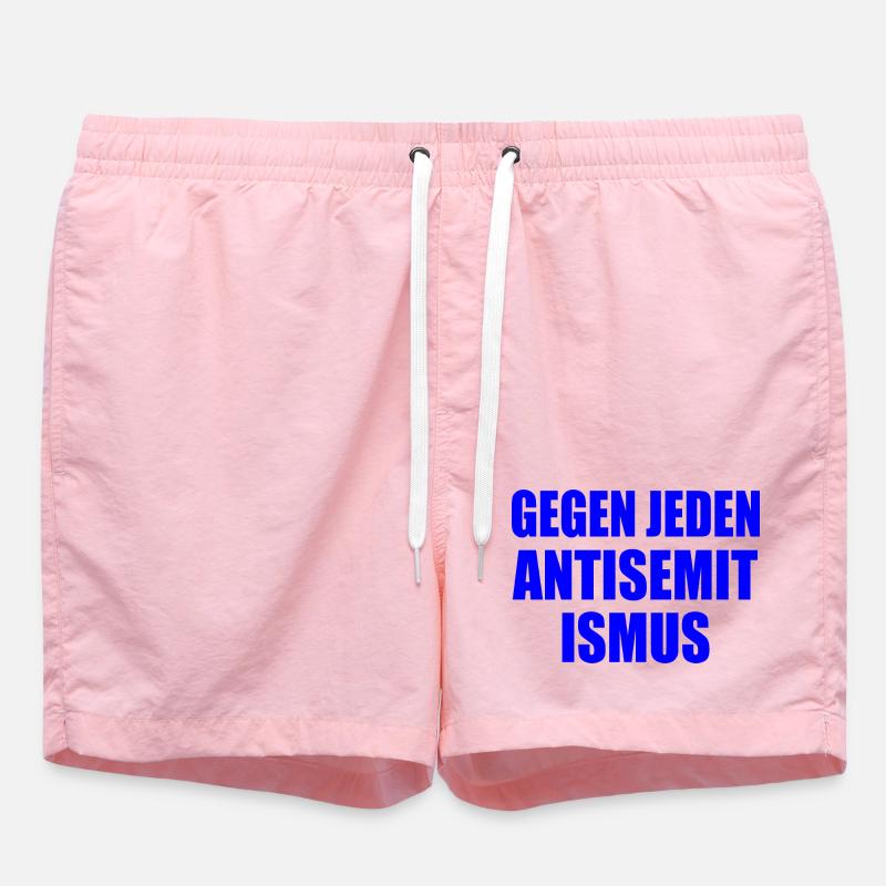Gegen jeden antisemitismus - Badeshorts - Pink