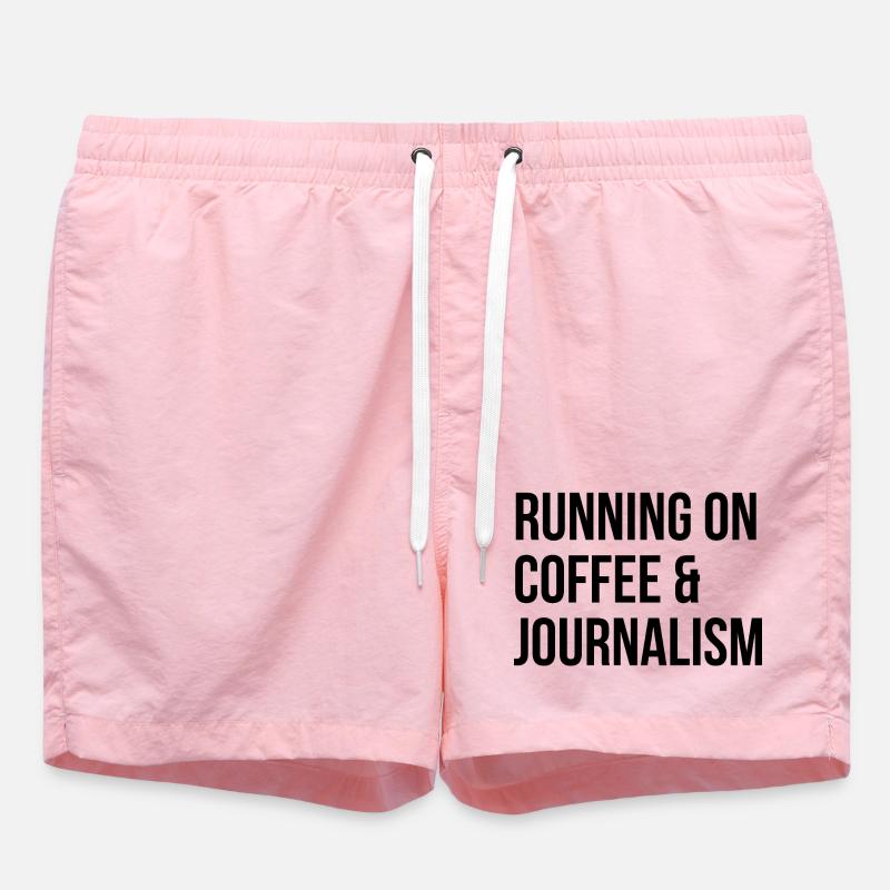 journalisme - Short de bain - rose