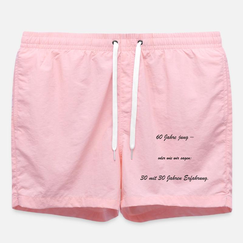 60 ans – 30 ans d’expérience - Short de bain - rose